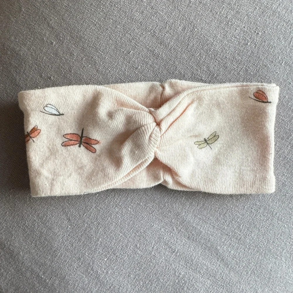 Pink Dragonfly Headband